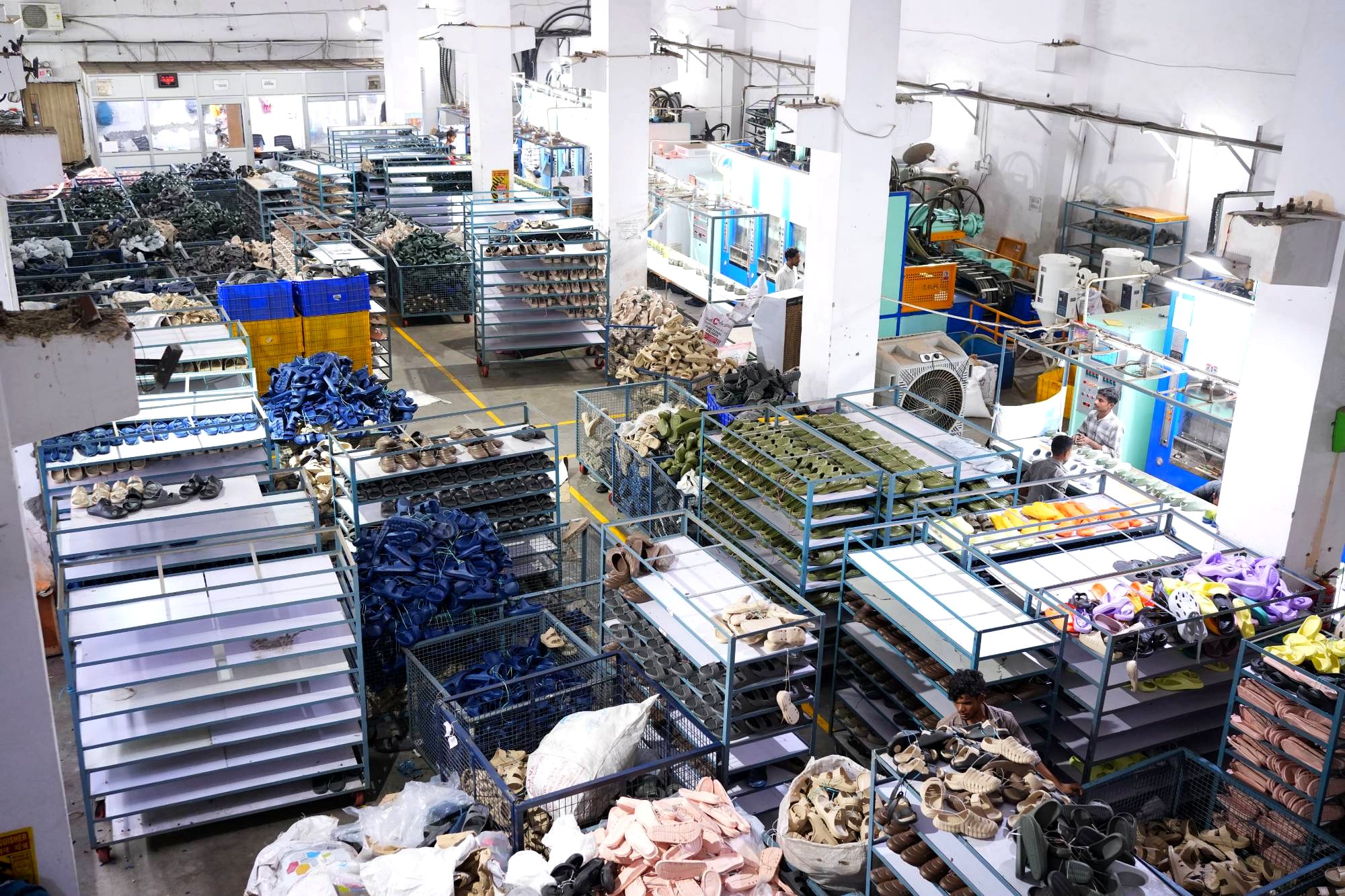 Inside the Belgi Footwear factory floor